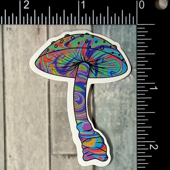 🌀10/$10🌀 Magic Mushroom Waterproof Sticker Decal - Picture 1 of 1